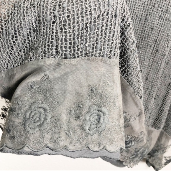 Neiman Marcus Open Knit w/ Sequins Tunic Size S - Picture 7 of 7